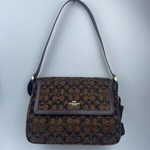 Coach Signature Brown Crossbody Bag